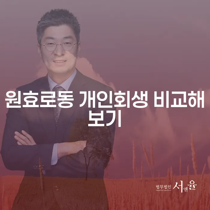 원효로동 개인회생 비교해보기