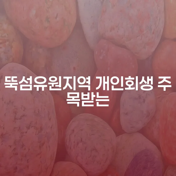 뚝섬유원지역 개인회생 주목받는