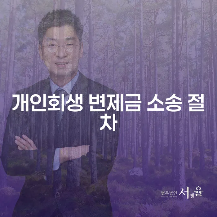 개인회생 변제금 소송 절차를 아시나요?